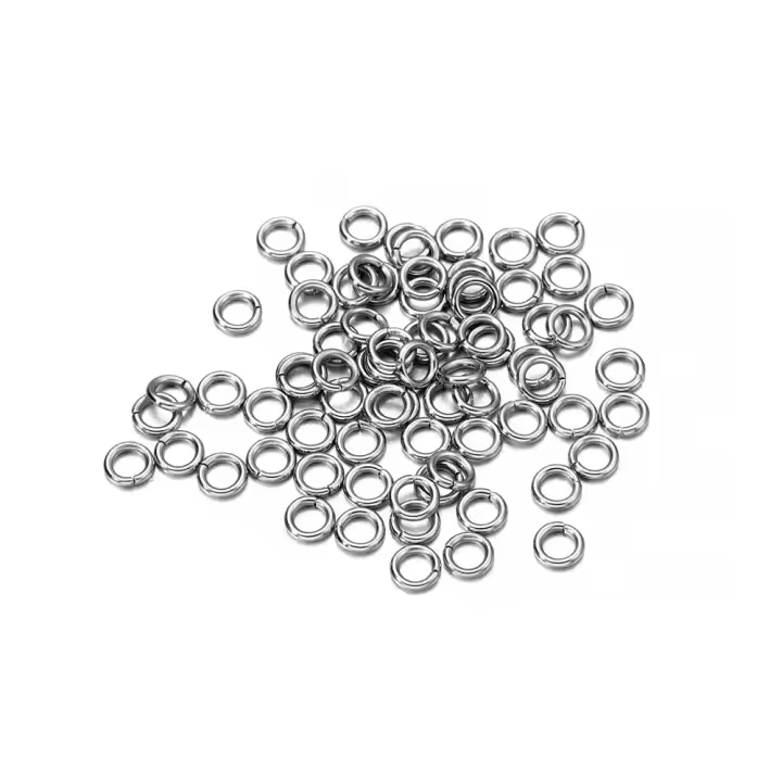Anillos De Salto Abiertos De Acero Inoxidable 100-200pcs 3-15mm Para Fabricación De Joyas DIY Accesorios De Conexión - 1
