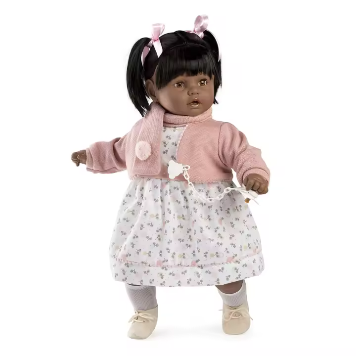 Muñecas Berbesa, Baby dulzona llorona chaqueta, bufanda, 62 cm, Muñecas para niñas muñecas juguetes para niñas muñecas recien nacidas muñecas recien nacidos - 1