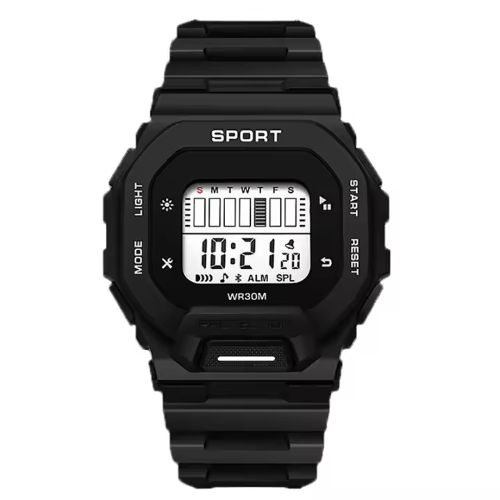 Reloj Deportivo Digital YIKAZE Para Hombres Y Mujeres Resistente Al Agua Multifuncional Militar Reloj De Pulsera Electrónico Para Estudiantes - 1
