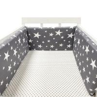 Protector de cuna Chichonera Para Bebe, Barrera de Cama de Algodón Para recien nacidos, cojeo de trenza, CUNA Para El Bebe - details 0