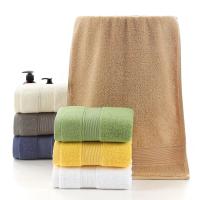 Toalla Universal De Algodón Gruesa Y Altamente Absorbente Para Adultos Y Niños Color Sólido Amigable Con La Piel Para Baño - details 3