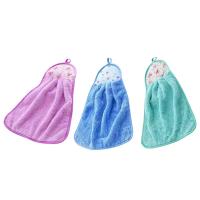 Toallas De Mano De Poliéster 3pcs Toalla De Tela De Coral Para Secar Manos Y Lavar Platos Uso Doméstico En Cocina Y Baño - details 4