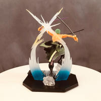 Figura De Acción One Piece Luffy Con Portgas·D· Ace Y Roronoa Zoro Estatua Colección PVC Juguete Para Niños Regalo De Cumpleaños - details 1