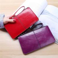 Cartera Larga De Moda Para Mujer En Cuero PU Con Cremallera Monedero Y Portatarjetas Bolsillo Para Teléfono Móvil Y Correa De Muñeca - details 11