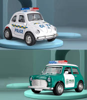 Coche De Juguete De Aleación Simulación Policial Adorable 1:38 Con Sonido Y Luz Modelo De Metal Para Decoración Y Regalo Para Niños - details 3