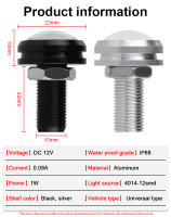 YiRui 2pcs Luz De Matrícula De Coche Durante El Día Con Señales De Cambio De Color Blanco Amarillo 23mm 4014 12SMD Para Automóviles - details 1