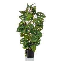 Emerald Monstera artificial Monkey en maceta 75 cm - details 0