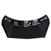 Visera Universal Para Casco De Motocicleta Con 5 Snap Pantalón De Bocina Y Escudo De Viento Tamaño Approx 25x22cm - details 26
