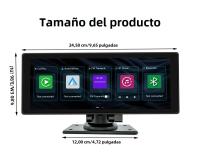 BQCC Reproductor Multimedia Portátil Para Coche 10.26 Pulgadas Pantalla IPS Car DVR Con Carplay Sin Cable Android Auto BT USB TF AUX Stereo Inteligente - details 12