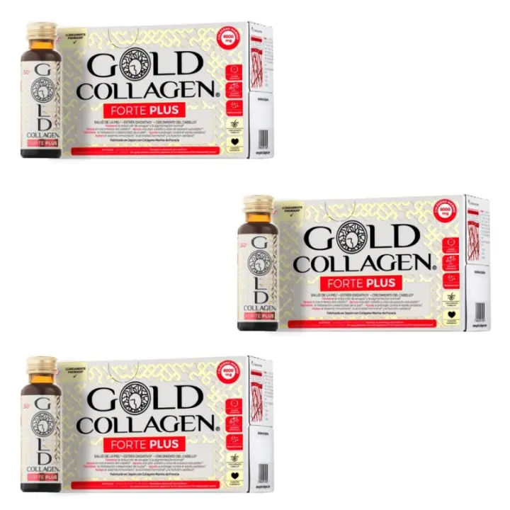 Gold Collagen Forte Plus 30 Frascos 50ml 30 Dias de tratamiento Gold Collagen - 1