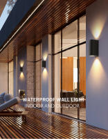 Lámpara De Pared LED Impermeable Para Exterior GU10 Base Iluminación De Jardín Y Porche Acero De Aluminio 86-265V Contemporánea - details 6