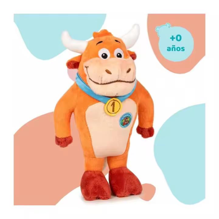 PELUCHE VAQUILLA MARIA FERNANDA MASCOTA GRAND PRIX DE FAMOSA - 1
