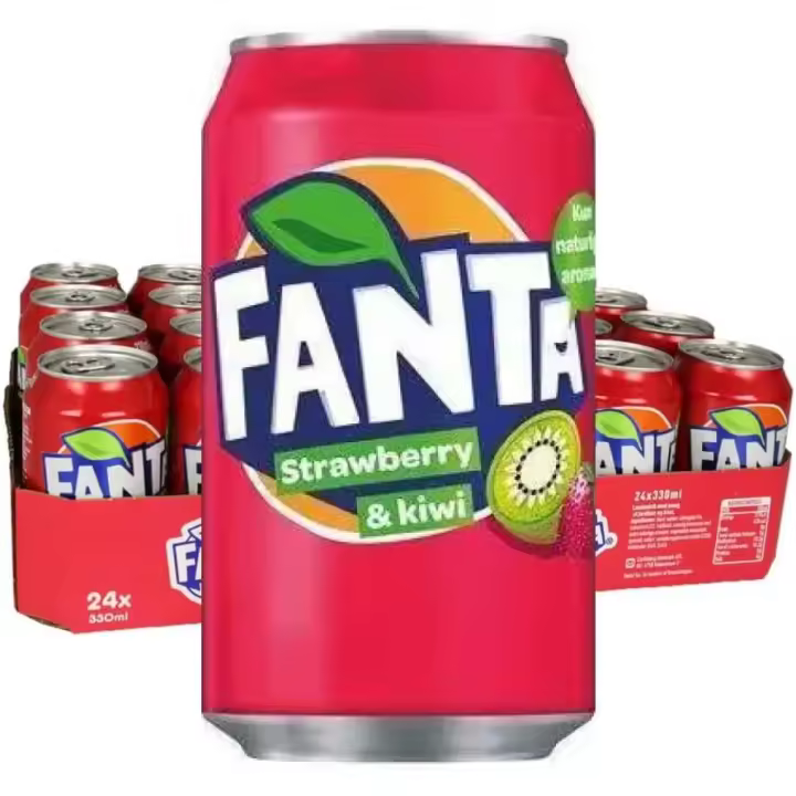 Fanta Strawberry & Kiwi 24x330 ml - 1