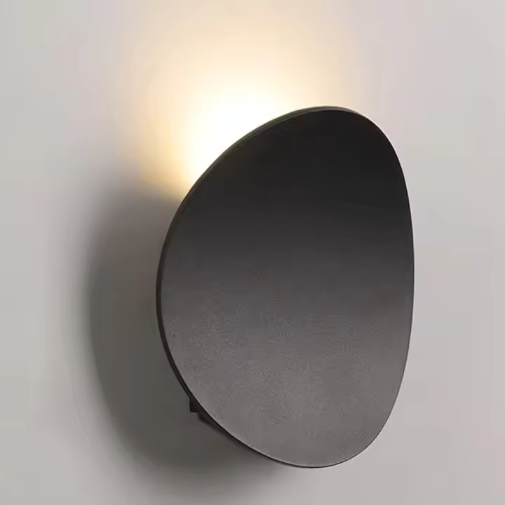 SOMY Apliques de Pared para Interiores y Exteriores, Apliques de Pared LED Modernos, Apliques de Pared de Aluminio Arriba y Abajo de 7 W para Sala de Estar, Dormitorio, Pasillo (Negro, 3000 K) Aplique - 1