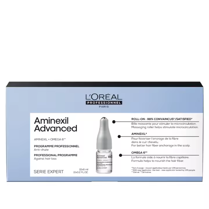 L'oréal Tratamiento Capilar Aminexil Advanced para Pérdida de Cabello 10x6ml - 1