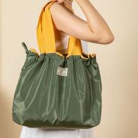 Bolsa De Compras Ecológica Y Fashion Con Cierre De Cordón Bolsa De Viaje Impermeable Reutilizable Y Plegable Para Supermercado - details 5