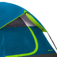 Aktive - Tienda de campaña tipo iglú 4 personas, una habitación, medidas 240x210x130cm, doble techo antilluvia, puerta doble con cremallera y mosquitera superior, carpa camping - details 3