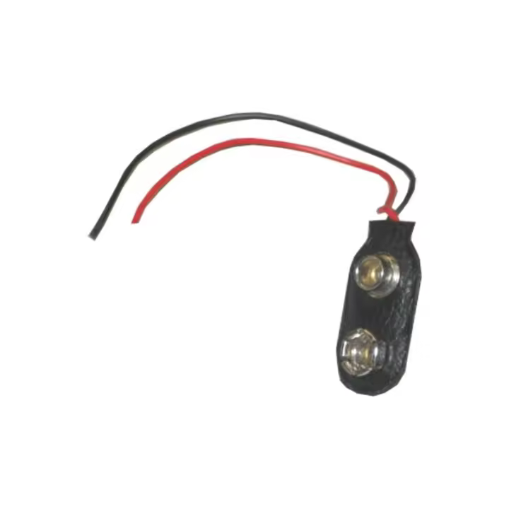 Porta Pila con Cable 9v (sin Pilas) 8425998382136 38213 EDM - Motores de Arranque, Cargadores de Baterías y Energía Portátil - 1