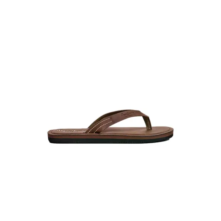 Pepe Jeans CHANCLAS DE PLAYA EFECTO PIEL PMS70141 Tres Puntos Tira Al Dedo Polipiel - 1