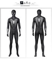 Traje De Cosplay Spider Man Símbolo Negro Venom Miles Morales Para Halloween Y Comic-Con Traje De Invierno Para Adultos - details 16