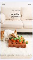 Juguete Interactivo Para Perros Y Gatos Mat De Zanahoria Snuffle Con 12 Zanahorias Alivio De Estrés Juguete Masticable Para Mascotas - details 9