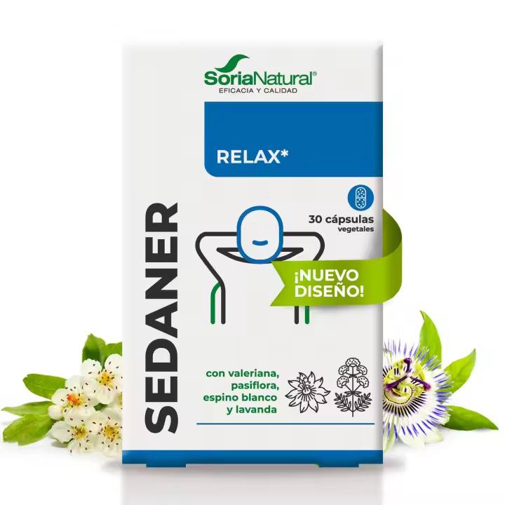 Soria Natural Sedaner - Relajación Profunda y Descanso Mental, Equilibrio Emocional - 30 cápsulas - 1