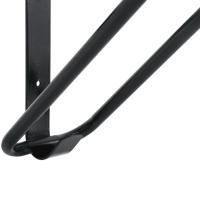 vidaXL Soporte de silla montura de pared plegable hierro negro - details 6