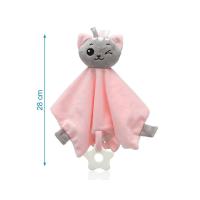 Kiokids Juguete Peluche Doudou Gato Rosa 30 cm Para Bebe - details 1