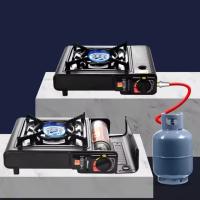 Horno portátil para exteriores, Estuba de gas ajustable de 2900 W, Estua Liviana, equipo de cocina Para acampar, equipo de emergencia, Ideal para Cocinar en el camping - details 0