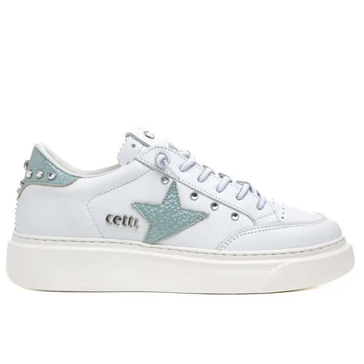 Cetti mujer zapatillas C-1320 SRA nature blanco - 1
