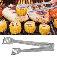 Pinzas De Alimentos De Acero Inoxidable Para Cocina Herramienta De Barbacoa Para Carne Y Pan Clip De Pastelería Para Postres Y Barbacoa - details 6