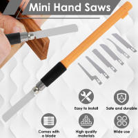 Mini Sierra De Mano Para Modelado Y Manualidades Con 8 Hojas De Corte Multifuncional Acero Inoxidable Herramienta De Metal Para DIY - details 0