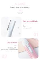 Tijeras Eléctricas De Pestañas De Alta Calidad Para Mujer Mini Portátil Trimmer De Cabello Shaver Corporal Cuchilla De Afeitar Para Venta - details 11