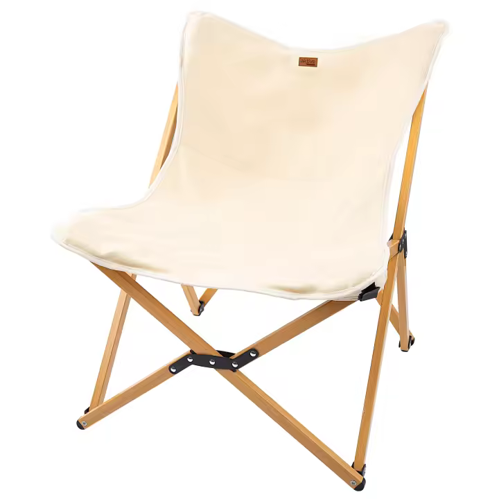 Silla plegable de camping Aktive estilo Glamping, de algodón y aluminio, peso máx. 110 kg., Medidas 58x61x73cm. - 1