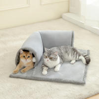 Cama Para Gato Con Túnel Multifuncional Para Gatos De Interior Con Bolas Colgantes Cama De Actividades Para Gatos Material De Algodón 100% - details 8
