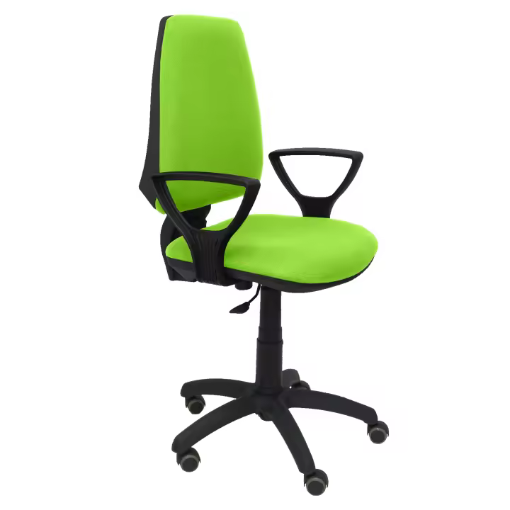Silla de Oficina Ergonómica Piqueras Y Crespo con Brazos Fijos y Ruedas de Parqué - 1