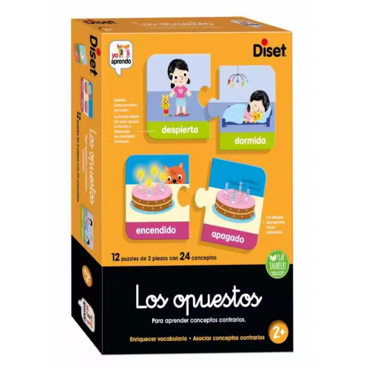Diset Juego Educativo Los Opuestos 2 Años - 1