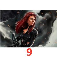 Póster De Anime Overwatch Widowmaker Arte De Pared Para Sala De Estar Decoración De Casa Material De Lienzo Sin Marco - details 6