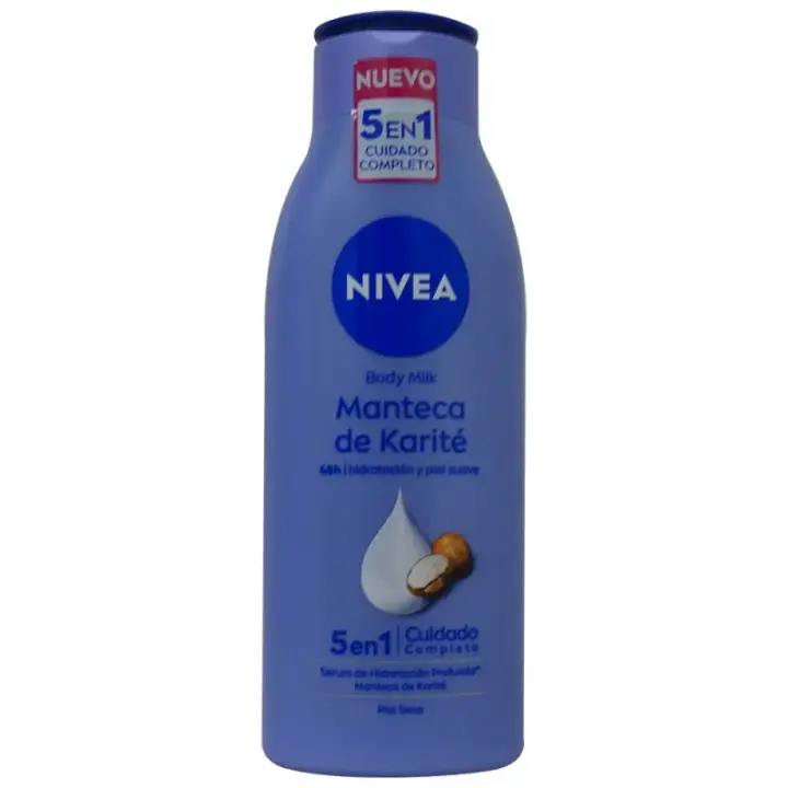 NIVEA Body Milk con Manteca de Karité para piel seca 400 ML【ROUA】 - 1
