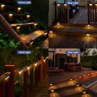 24PCS Luces Solares Para Jardín IP65 Impermeables Luz LED De Energía Solar Para Paredes De Escaleras Pasos Valla Patio Camino - details 3