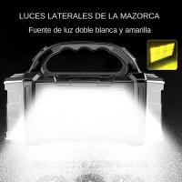 Lámpara Portátil Recargable Con 8/4 LED FuerteLinterna Solar USB Con COB Para Camping Y Exteriores Incluye Batería Recargable - details 6
