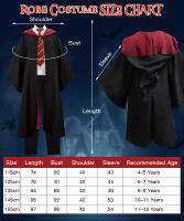 Disfraz de Mago , niño y niña 7 Piezas Disfraz Mago College Cosplay con Capa de Mago, Varita mágica, Gafas, Corbata,camisa collar pantalon Capa Disfraz Halloween Adulto, Disfraz  Halloween, Carnaval - details 3