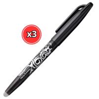 BOLIGRAFO BORRABLE PILOT FRIXION BALL 0.7 PACK DE 3 UNIDADES / COLORES VARIADOS: NEGRO, AZUL ROJO Y VERDE - details 0