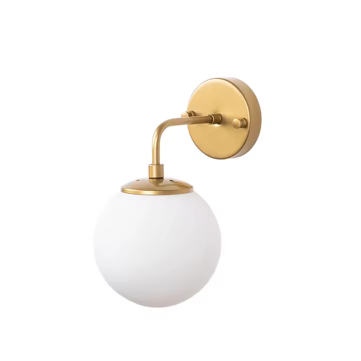 Aplique de pared WELLHOME, Estructura de metal Color Oro - 1