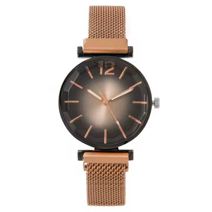 Reloj Mujer con Esfera Numérica y Correa Magnética - Sincronización Perfecta para Vida Activa - 1