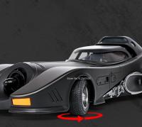 Batmobile De Escala 1/18 En Metal Con Sonido Y Luz Regalo De Cumpleaños Para Niños Juguete De Coche Diecast De Alta Simulación Tamaño Aproximado 30.5*12.5*6cm - details 6