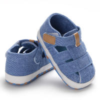 Zapatillas De Bebé Para Primeros Pasos Niños Y Niñas Algodón Transpirable Verano Playa Moda Suela Suave Sandalias Comienzo Del Caminar - details 5