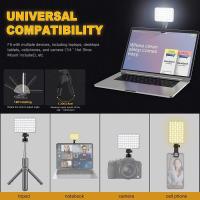 Lámpara De Auto Fotografía LED Portátil Con Clip Frontal Y Trasero Luz De Rellenado Para IPad Móvil Y Laptop 3 Modos De Luz Ajustables - details 8