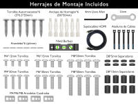 Soporte TV Pared con Brazo Articulado Extralargo de 1040mm para Pantallas de 32-75" de Planos/Curvos LCD/LED/OLED, hasta 60 kg, Soporte Pared TV con Giratorio e Inclinable, VESA Máx 600x400 mm - details 5