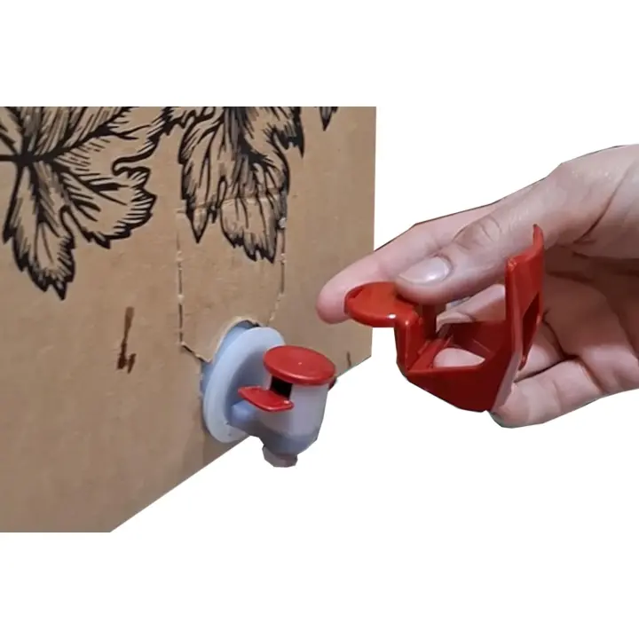Vinoenbox.com Grifo Vitop Manos Libres para Bag-in-box - Dispositivo Reutilizable - 1